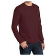 thumbnail image 4 of Yellow Rooster Men's Long Sleeve Essential T-Shirt Athletic Maroon 2XL, 4 of 6