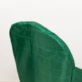 thumbnail image 5 of BalsaCircle Hunter Green Crushed Crinkle Taffeta Stretchable Banquet Chair Cover Party Events Home, 5 of 8