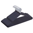thumbnail image 1 of Js Hanger Perchas De Metal De 16.5 Pulgadas – Perchas De Alambre Extra Gruesas Con Revestimiento De Goma Negro Mate Antideslizante, Perchas Resistentes Para Pantalones, Faldas, Trajes Para Abrigos (Pa, 1 of 5