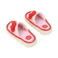 thumbnail image 4 of Hello Kitty 3D Character Face Art Women's Pink & White Striped Open-Toed Slide Slippers-Medium, 4 of 7
