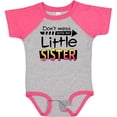 thumbnail image 3 of Inktastic Don't Mess with My Little Sister Boys or Girls Baby Bodysuit, 3 of 5