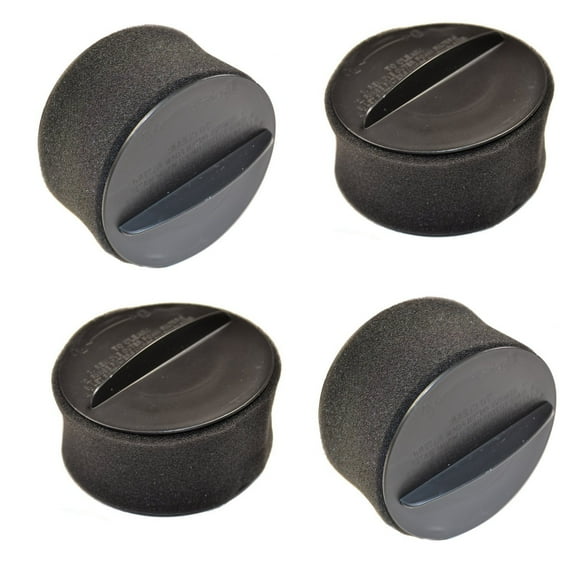 HQRP 4-pack Circular Filter Set for Bissell 68C7 series 2140, 68C71, 68C7C, 68C7R, 68C7S, 68C7U, 68C7V, 68C7W, 68C7X, 68C7Y, 68C7Z PowerForce Helix Turbo Upright Vacuum