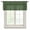 Green, variant on Solid Dark Green Sheer Curtains Valances for Windows Retro Minimalism Abstract Denim Texture Chiffon Kitchen Valances for Cafe, Voile Window Treatments Curtains for Living Room Bedroom, 42"x12"