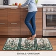 thumbnail image 5 of Vintage Dragonfly Doormat Outdoor Entrance 16"x24", Pastoral Botanical Teal Spring Summer Absorb Moisture Dirt Door Mats, Non-Slip Rubber Backing Floor Mats Indoor, Low-Profile Front Door Rugs, 5 of 9