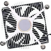 H116 (Copper Core) Low-Profile CPU Cooler - 80mm Slim Cooling Fan & Heatsink - for Intel Socket LGA 1150/1151 / 1155/1156 (H116)