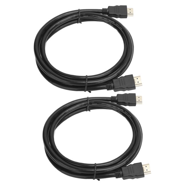 Cable HDMI AM a AM Conductor de cobre Carcasa de hierro Tasa de transmisión de señal alta Cable convertidor chapado en oro para televisores HD para cine en casa Fugacal Otros