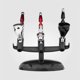 thumbnail image 5 of Heavy-Duty Airbrush Holder for 3 Airbrushes - , Black Support Stand for Airbrush Tools & Accessorie, 5 of 5