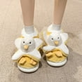thumbnail image 4 of Women Plush Fruit Slippers Cute Banana Kawaii Fuzzy Indoor Winter Bedroom Shoes, 4 of 6