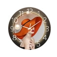 thumbnail image 2 of Reloj de pared silencioso analógico grande con , relojes de pared decorativos , relojes de pared grandes silenciosos sin tictac, señora BLESIY Reloj de pared del dormitorio, 2 of 8
