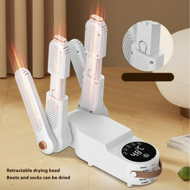 Electric Boot Dryer Foldable Shoes Dryer Warmer With Timer 360