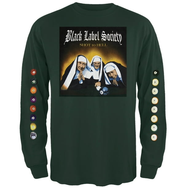 Black Label Society Black Label Society Shot To Hell 07 Tour Long Sleeve T Shirt Medium Walmart Com Walmart Com