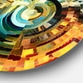 thumbnail image 3 of Designart 'Paths of Stained Glass' Abstract Metal Artwork, 3 of 5