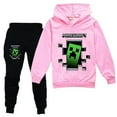 thumbnail image 1 of Ensemble de Survêtement à Manches Longues Minecraft pour Enfants Garçons Filles, Chandail à Capuchon, Hauts, Pantalons, Tenues, 1 of 2