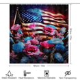 thumbnail image 2 of Independence Day Of The United States Flag Shower Curtain Sets with Rugs 4 Piece Rustic, 2 of 8