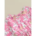 thumbnail image 6 of Bagilaanoe Toddler Baby Girl Easter Dress Long Sleeve A-line Dresses 6M 9M 12M 18M 24M 3T Kids Spring Swing Sundress, 6 of 9