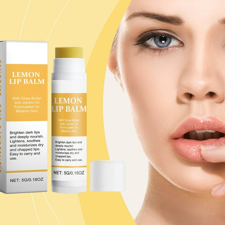 vitamin c lip balm for dark lips HHBEAUTY Lemon and Turmeric Lip Balm,Vitamin C Lip Moisturizing Balm for  Dark Lips—Prevents Dry,Reduces Lip Lines,Organic Turmeric Lip Balm—Lip