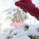 thumbnail image 4 of Jarrón Transparente para Colgar En La Pared, Decoración Navideña, Colgante de Muñeco de Nieve, Pintado En Tinta Rosa, Regalos para Hombres, Relleno de Regalos, Decoración Navideña, Colgante Familiar, 4 of 7