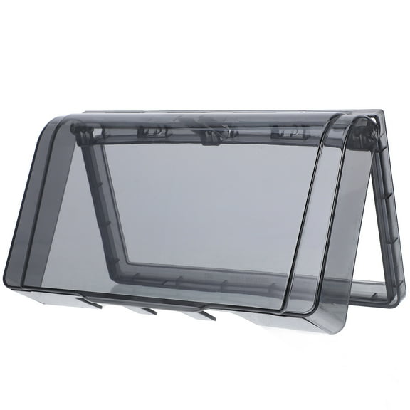 Waterproof Outlet Cover 1 Set Flip Weatherproof Protector Wall Switch Socket Face Plate Panel Box for Bathroom Transparent