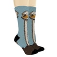 thumbnail image 2 of ThisWear Safari Animal Print Socks Ostrich Socks Ostrich Gift Set Bird Themed Gifts 2-Pair Novelty Crew Socks, 2 of 5