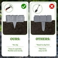 thumbnail image 5 of FRTDNE 20Pcs Garden Edging Border Landscape Edging Border,16ft Plastic Garden Edging Stone Look Border for DIY Outdoor Yard Landscaping Flower Bed and Grass,Gray, 5 of 5