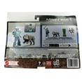 thumbnail image 2 of 2025 A Minecraft Movie Diamond Armor Steve & Wolf 4" Figure 2 Pack! Jack Black, 2 of 3