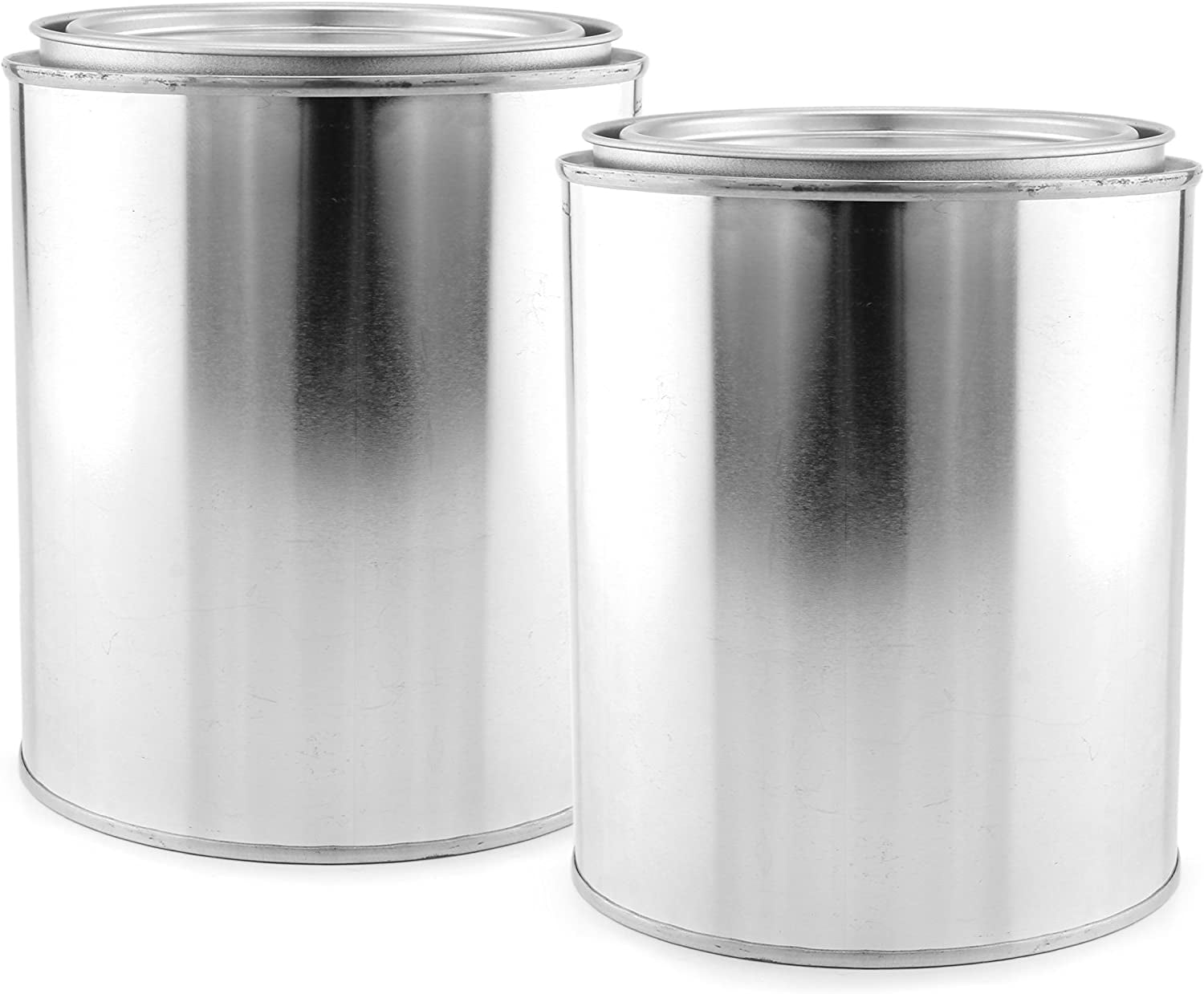 1 Empty Pint Steel Paint Can Round w/Lid Paints coatings adhesives Craft Project 