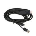 thumbnail image 2 of Mobile Phone To TV Cable  Black USB C To HD Multimedia Interface Cable For Smartphone For Screen Projection, 2 of 8