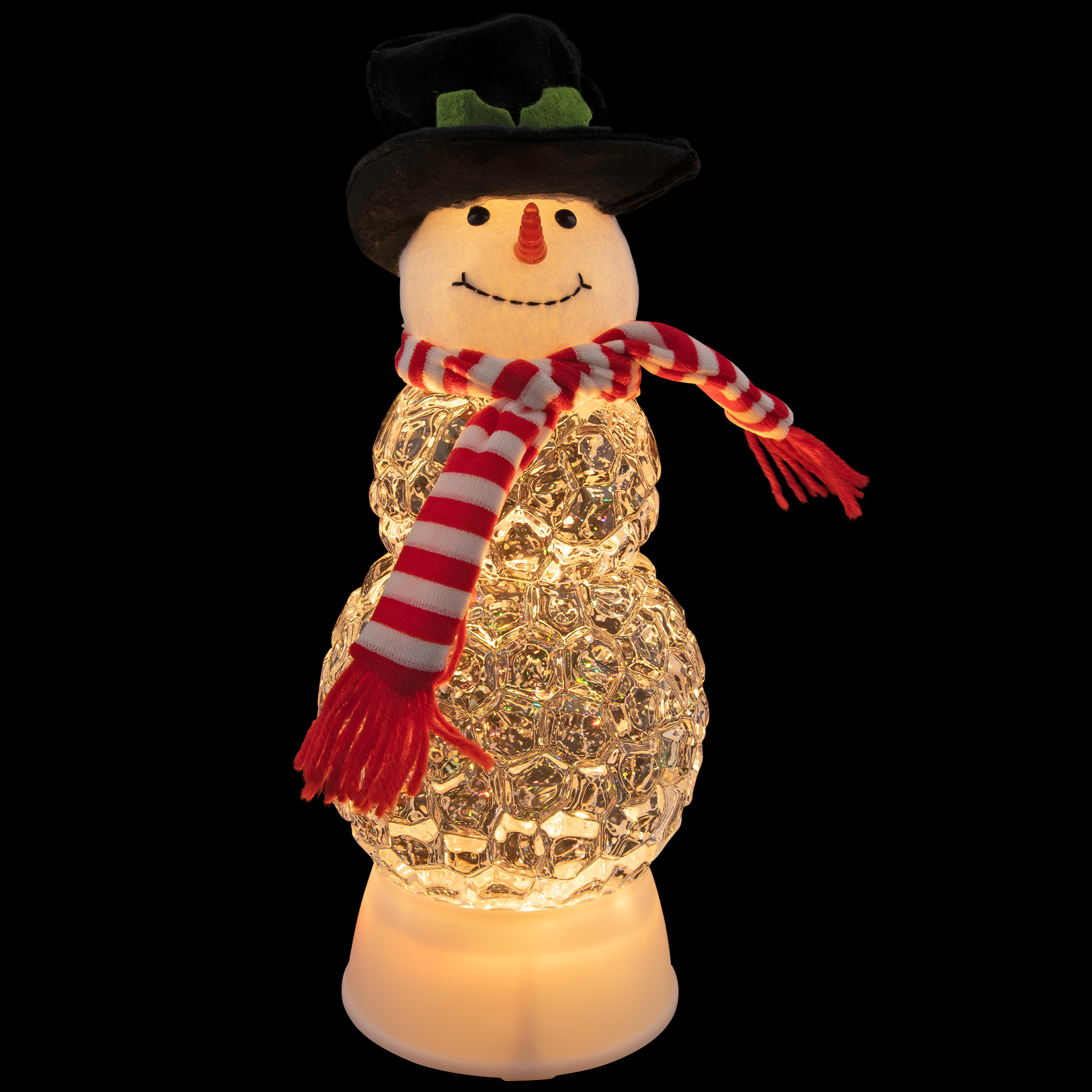 LED Lighted and Musical Snowman Christmas Snow Globe - 12"