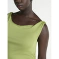 thumbnail image 3 of Scoop Women’s Asymmetrical Maxi Dress, Sizes XS-XXL, 3 of 3