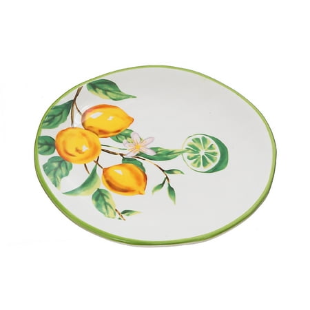 

Maison Concepts Ceramic Lemon Round Plate 6.10 - Set of 2 (6.1L X 6.1W X 0.7H)