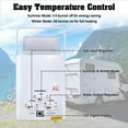 thumbnail image 3 of TCFUNDY 6L Liquid Propane Portable Tankless Water Heater 1.6 GPM LPG Instant Hot Boiler with Digital Display for Outdoor RV, 3 of 8
