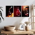 thumbnail image 3 of Elephant Stock Pouring Glasses Of Red Wine Wall Art - Horizontal Multi Panel Canvas - Dining Room Wall Decor - Food And Drink Multi Panel - Red And Orange Decor - 26" x 12", 3 of 8