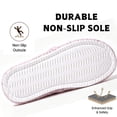 thumbnail image 4 of Knivor Leopard Print Fuzzy Flip Flop House Slippers for Women Warm Non Slip Indoor Bedroom Thong Slippers, 4 of 9