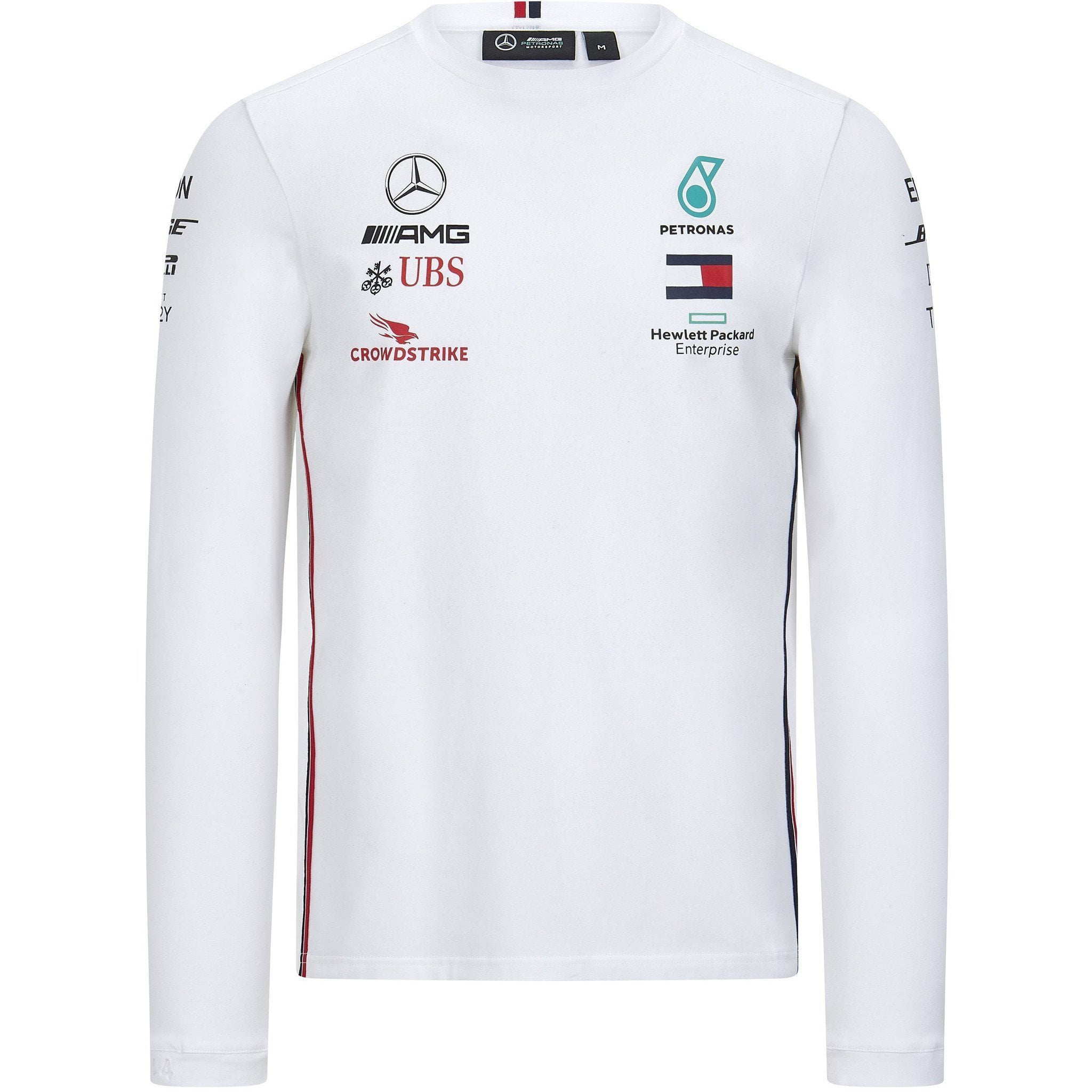 Team Logo Mens T-Shirt Official Formula 1 Merchandise Mercedes-AMG Petronas 2020 Black Cotton