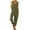 Green, variant on Fesfesfes Jumpsuit for Women Ethnic Style Solid Buttons Pocket Suspender Jumpsuit
