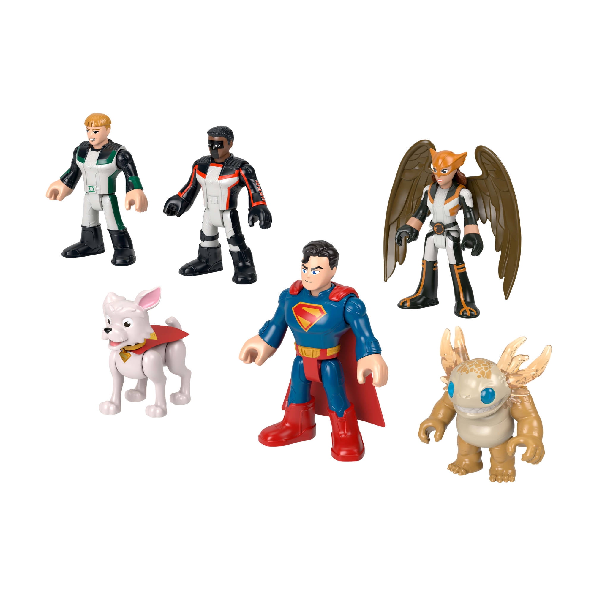 Fisher-Price Imaginext Superman Action Figure Multipack with 6 Collectible 3-inch Characters