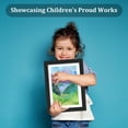 thumbnail image 4 of Kids Art Frame - Kids Art Frames Front Opening - Open Display Picture Frames for Kids Artwork - Smart Stacker Art Project Frame for Art Work With Storage, 4 of 10