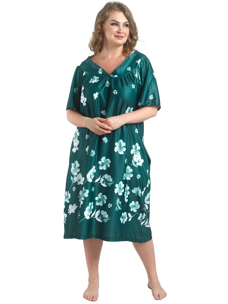 knee length dresses for ladies Cream Summer Celebration Style Caftan in Vintage Chic Floral Pattern
