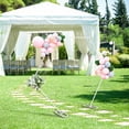 thumbnail image 6 of Garfans Hexagon Wedding Arch for Ceremony Metal Balloon Arch Stand with Base Backdrop Stand for Parties Birthday Wedding Halloween Christmas White Wedding Arch, 6 of 6