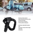thumbnail image 4 of Motorcycle Handlebar Hook, Aluminum Alloy 360 Degree Adjustable Bikes Scooter Hook Multipurpose High Load For Bikes, 4 of 7