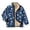 Blue Cherry Blossom, variant on Xoenoiee Rainbow Multicolor Paw Print Full Zip Jacket for Boys Girls Casual Sweater Fall Fleece Jacket Stand Collar Coat Stand Collar Outerwear Casual Cardigan with Pockets, 2 Years