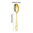 thumbnail image 2 of SNGMN Stainless Steel Hollow Dessert Spoon for Ice Cream, Pudding, Parfaits, Elegant Modern Tableware, 2 of 8