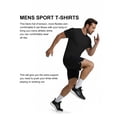 thumbnail image 2 of COOFANDY 3 Pack Men' Athletic T-Shirts Short Sleeve - Quick Dry Moisture Wicking Workout Shirts for Running, 2 of 6