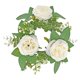 thumbnail image 1 of Pilar vela anillo corona Pilar candelabro arreglo de flores guirnalda verde corona vela anillo para puerta decoración de Halloween Blanco, 1 of 9