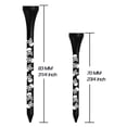 thumbnail image 2 of 10 piezas Tee Case portátil de madera Golf Tack accesorios para deportes al aire libre (negro 83mm), 2 of 8