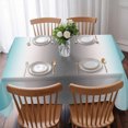 thumbnail image 3 of Turquoise Grey Table Cloth Waterproof Tablecloths, Gray Farmhouse Modern Rustic Tablecloth Dining Table Cover for Kitchen Party Tabletop Outdoor, Rectangle Tablecloth 60x102 Inch, 3 of 9