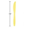 thumbnail image 2 of Touch of Color Premium Plastic Knives, Mimosa, 24 Ct, 2 of 2
