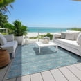 thumbnail image 3 of Dalyn Rugs Machine Washable Indoor/Outdoor Chantille Teal 3' x 5' Rug, 3 of 9