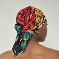 thumbnail image 2 of shiyou-Stay On Satin Grande Foulard -Noir, Conte de Chat, Taille Unique, 2 of 4