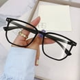 thumbnail image 1 of Gafas de sol miopes con protección contra la luz azul, estilo retro, abigarradas, para hombre, de cara grande, lisas, delgadas, de color gris, para mujer, 1 of 1